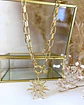 Collar Sol Circones Punto de luz Gold - Miniatura 5