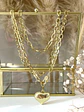 Collar XL Corazón Lariat Gold - Miniatura 5