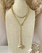 Collar XL Corazón Lariat Gold - Miniatura 6