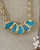 Collar Marina Placa Turquesa Gold  - Miniatura 4