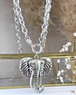 Collar Maxi Elefante Tibetano Silver  - Miniatura 1