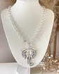 Collar Maxi Elefante Tibetano Silver  - Miniatura 3