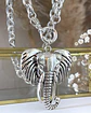 Collar Maxi Elefante Tibetano Silver  - Miniatura 5