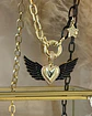 Collar Corazón Alado Black & Gold - Miniatura 6