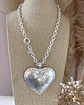 Collar Maxi Corazon Silver eslabones ovalados  - Miniatura 4