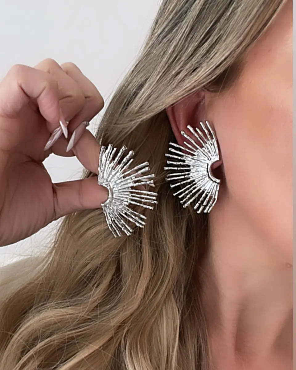Aros Maxi Sol  Rayos Silver 3