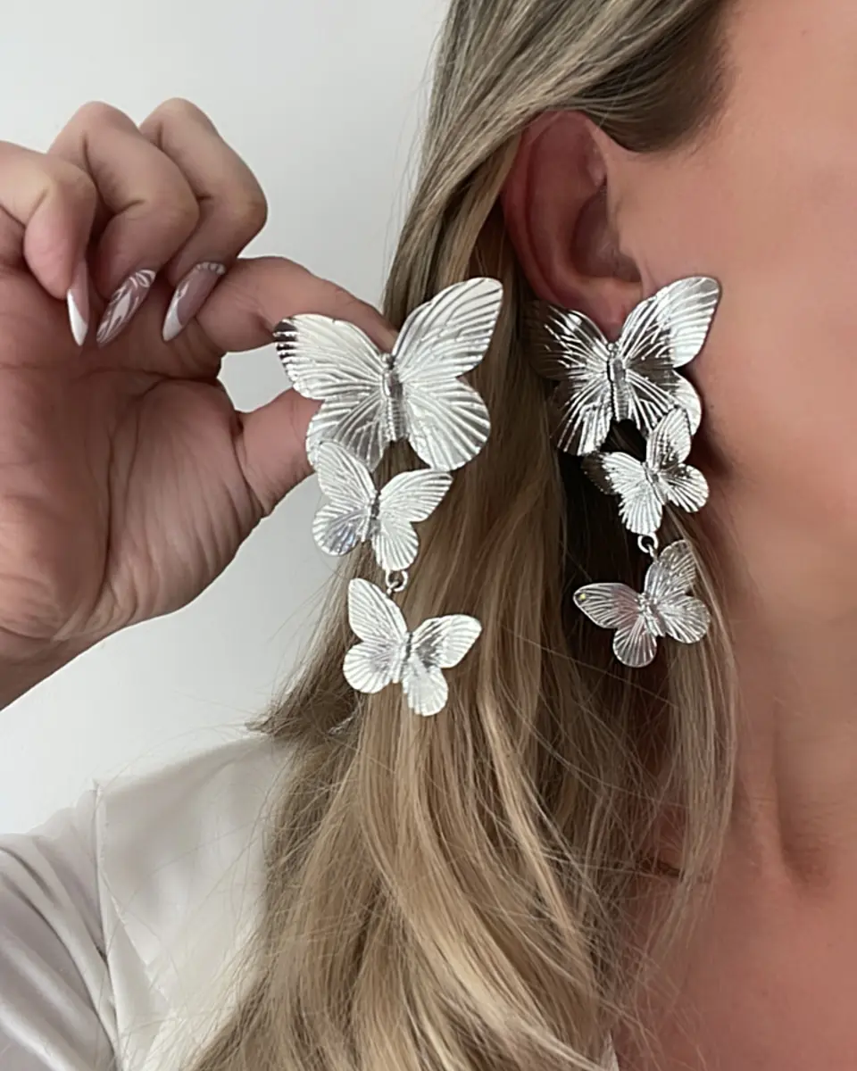 Maxi Aros Trío  Mariposas Silver 4
