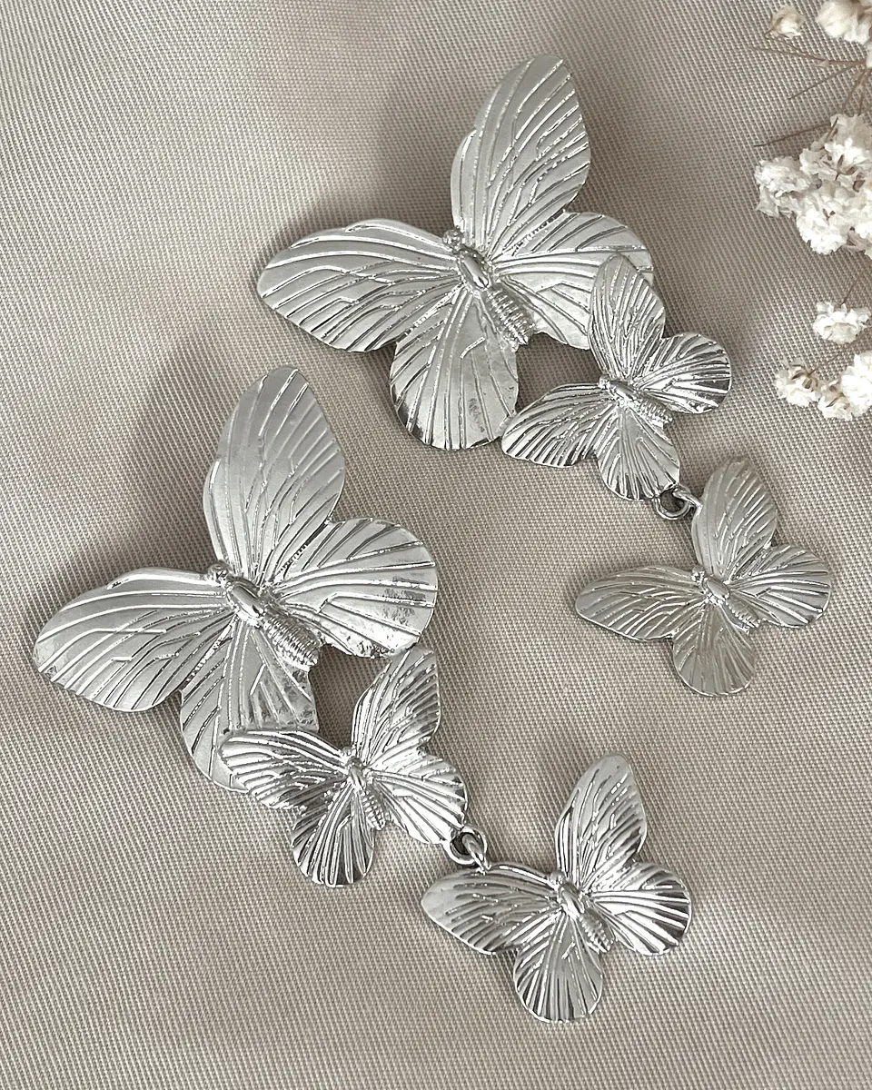 Maxi Aros Trío  Mariposas Silver 3