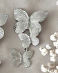 Maxi Aros Trío  Mariposas Silver - Miniatura 5