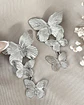 Maxi Aros Trío  Mariposas Silver - Miniatura 7