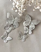 Maxi Aros Trío  Mariposas Silver - Miniatura 1