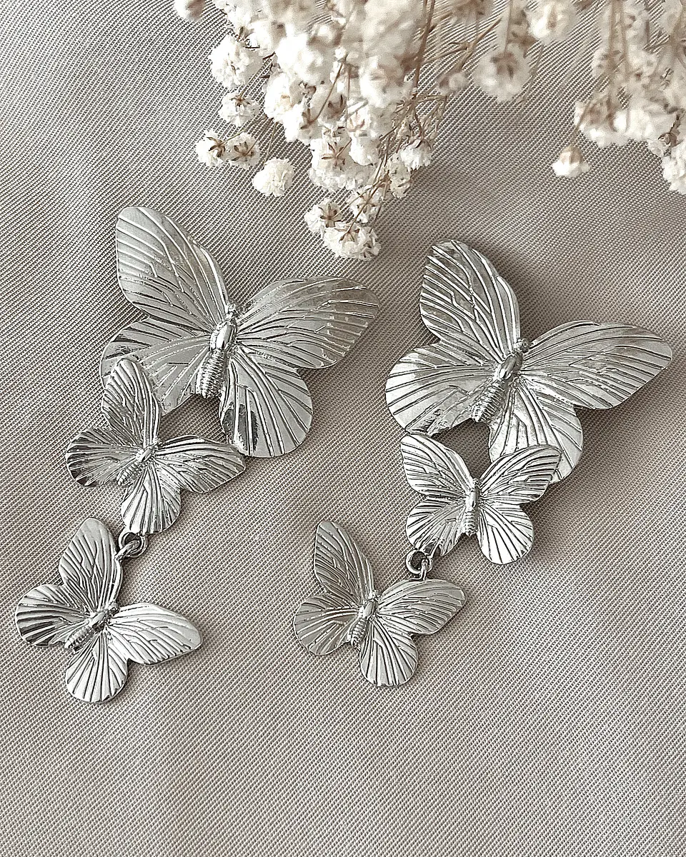 Maxi Aros Trío  Mariposas Silver 1