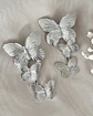 Maxi Aros Trío  Mariposas Silver - Miniatura 6