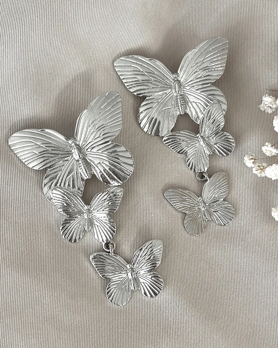 Maxi Aros Trío  Mariposas Silver 6