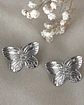 Aros Mariposa solitaria Silver - Miniatura 1
