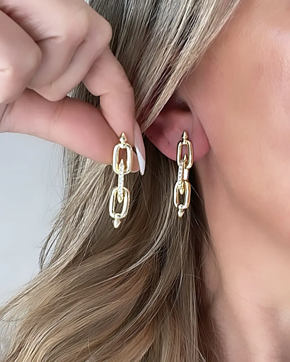 Aros Tiffany Circones Gold 2