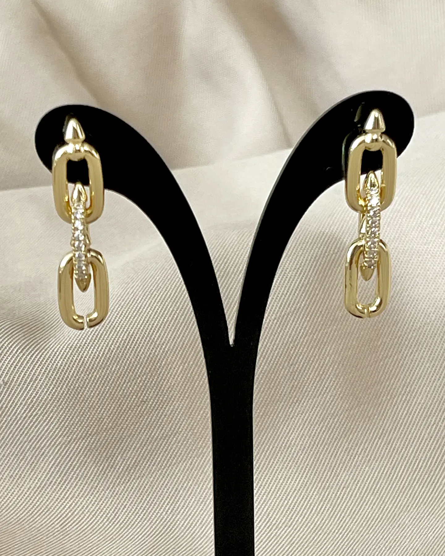 Aros Tiffany Circones Gold 1