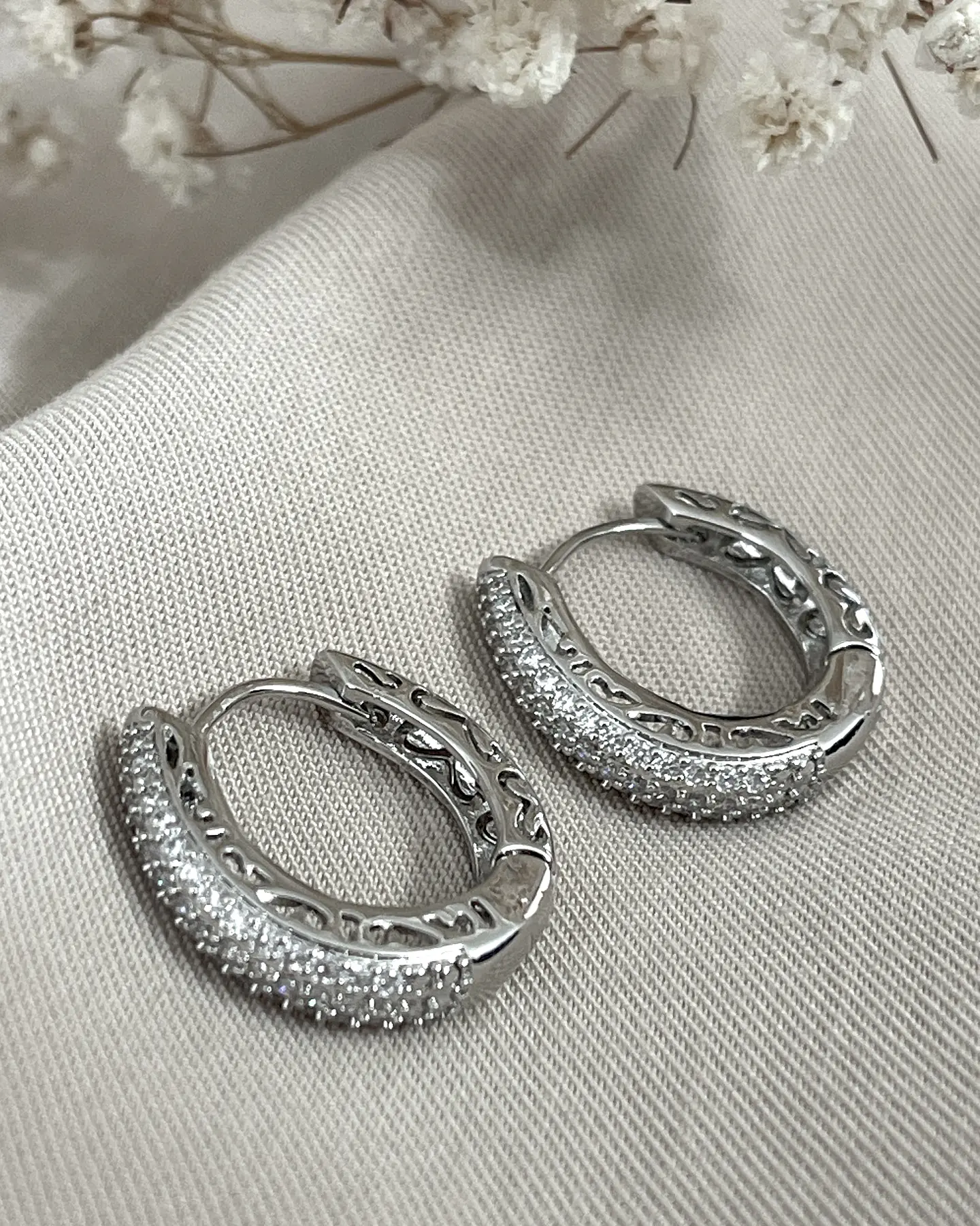 Aros Argolla Circones Silver 1
