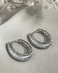 Aros Argolla Circones Silver - Miniatura 1