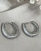 Aros Argolla Circones Silver - Miniatura 3