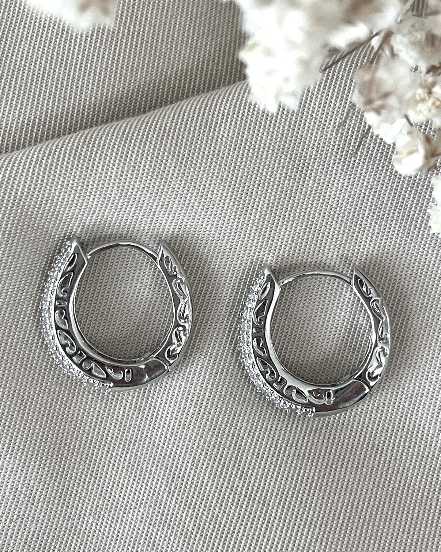 Aros Argolla Circones Silver 5