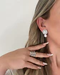 Aros Praga Perla y Circones Silver  - Miniatura 4