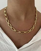 Collar Leia eslabones mixtos gold - Miniatura 1
