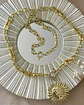 Collar XL Maxi Girasol eslabones mixtos  - Miniatura 2