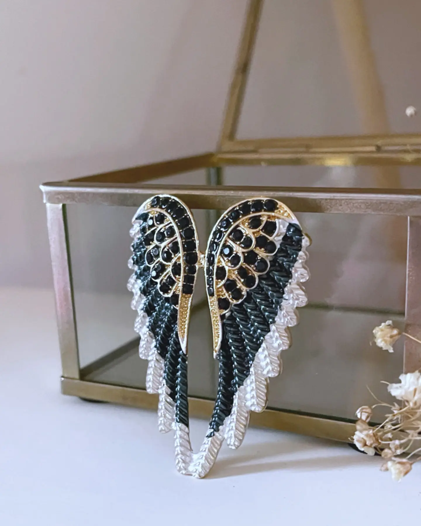 Broche Maxi Alas Blue Gold 3