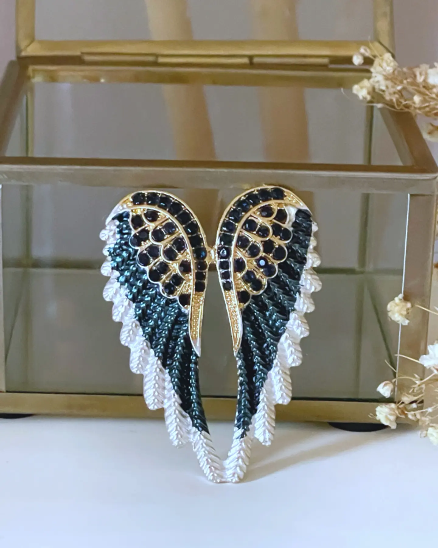 Broche Maxi Alas Blue Gold 4