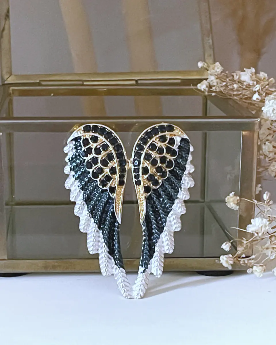 Broche Maxi Alas Blue Gold 5