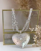 Collar Maxi Corazon Silver eslabones ovalados - Miniatura 6