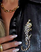 Broche Maxi Leopardo Black & Gold - Miniatura 1