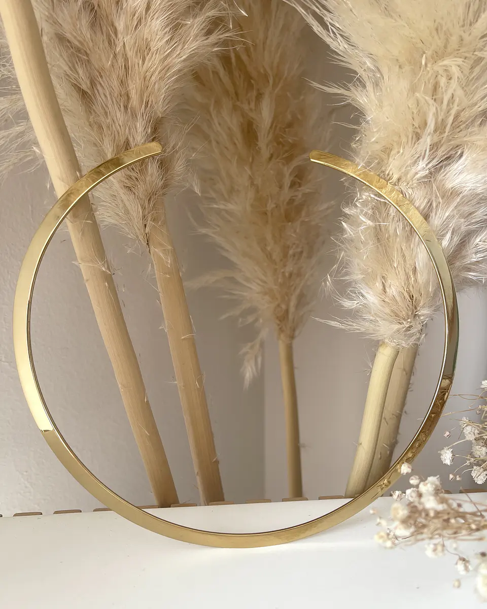 Collar Tiara gruesa Malaga gold 6