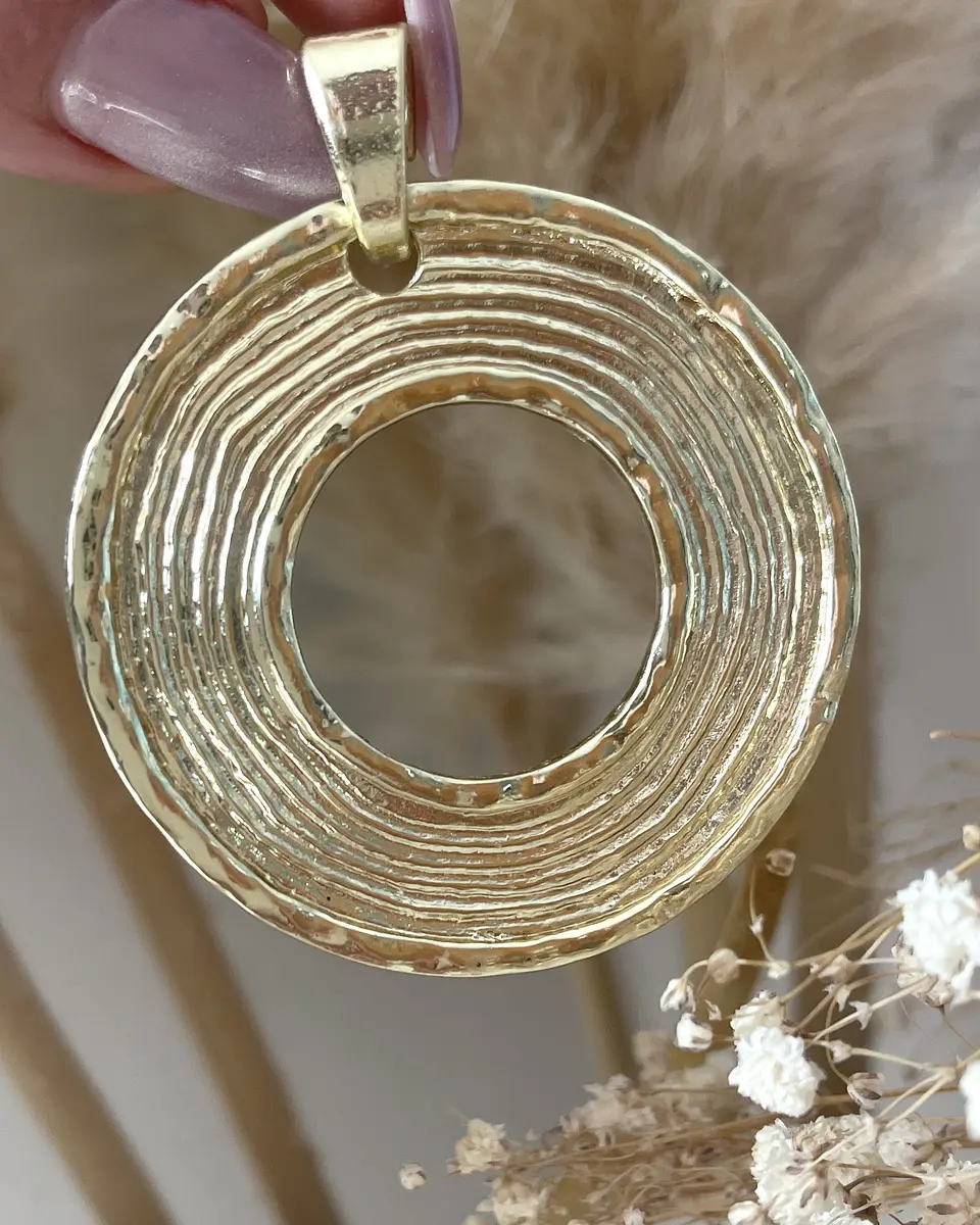 Collar Tiara gruesa Malaga gold 7