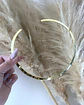Collar Tiara Gruesa Maxi Cruz Gold - Miniatura 4