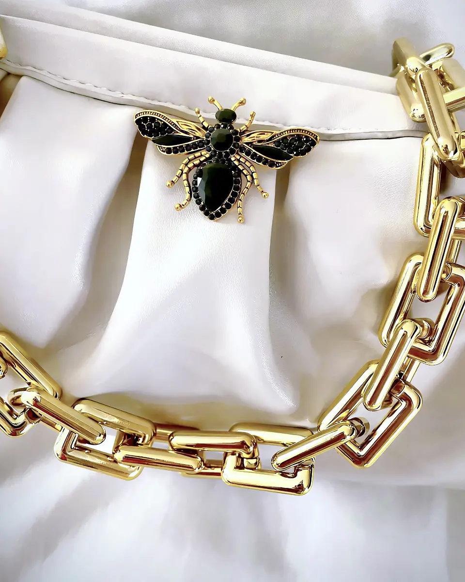 Broche Black Queen Gold  1