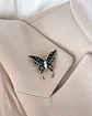 Broche Mariposa Strass Black - Miniatura 1
