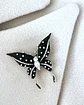 Broche Mariposa Strass Black - Miniatura 4