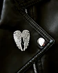 Broche Alas  Strass Silver - Miniatura 3