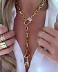 Collar Maxi Girasol y Llave broche Luxury Gold - Miniatura 8