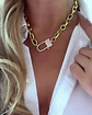 Collar Maxi Girasol y Llave broche Luxury Gold - Miniatura 7