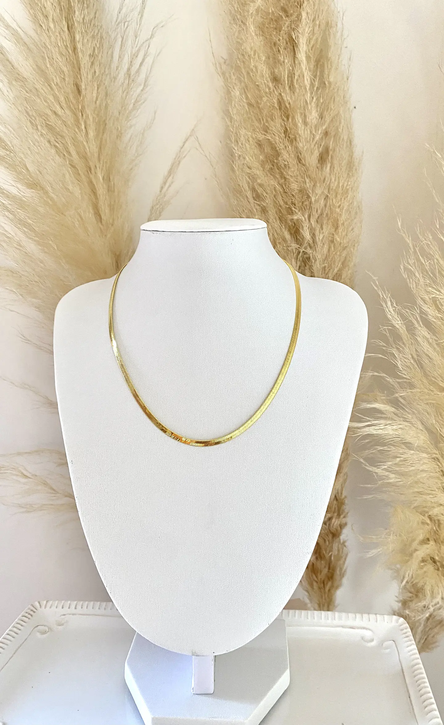 Collar Cinta Gold 3mm 4
