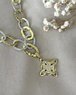 Collar Nudo de Bruja Maxi Eslabones Silver & Gold - Miniatura 9