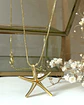 Collar Estrella de Mar cadena veneciana Gold - Miniatura 1