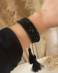 Brazalete Miyuki Black - Miniatura 1