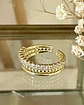 Anillo Beach Triple Banda Circones Gold - Miniatura 1