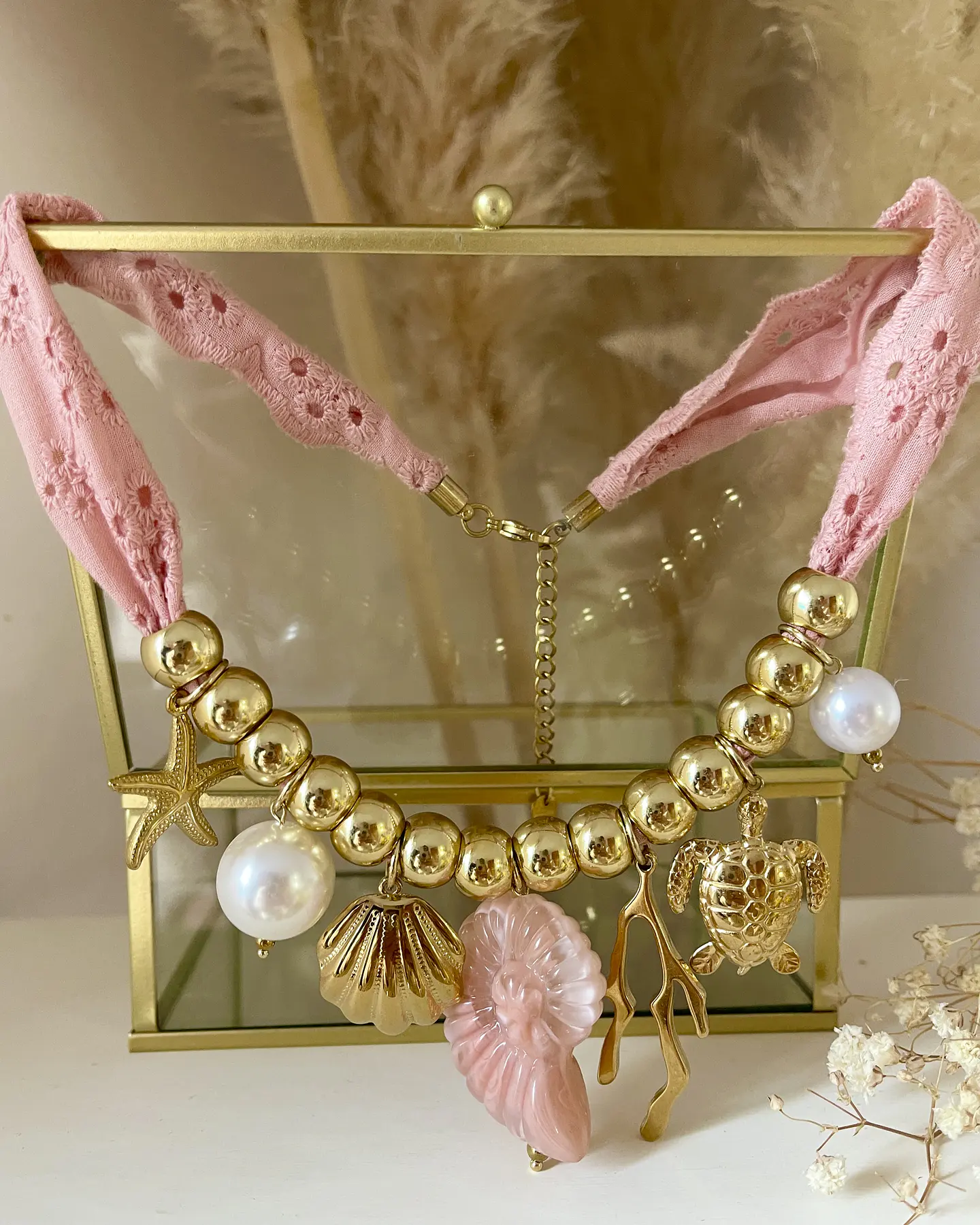 Collar Multidije Coral Ocean Vibes 2