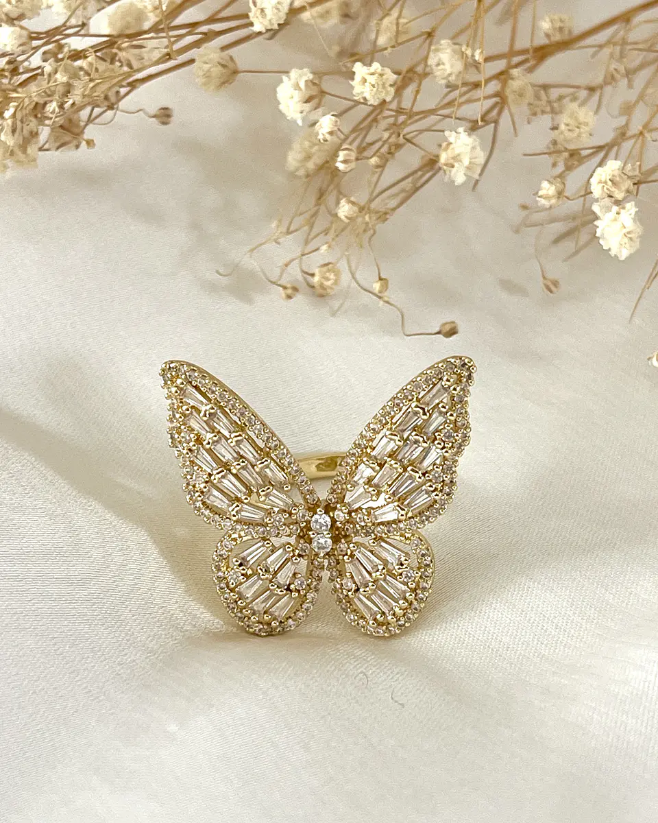 Anillo Mariposa Circones Gold  6