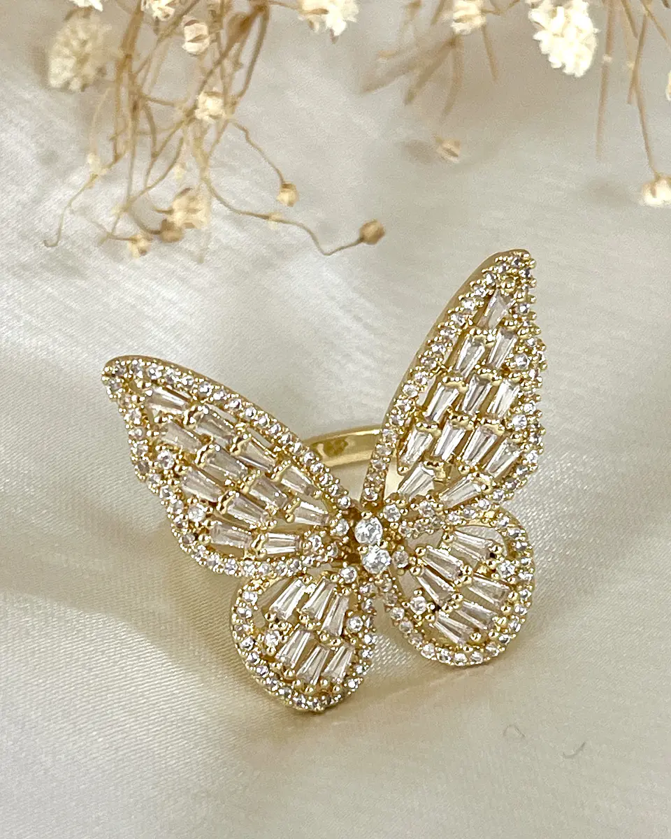Anillo Mariposa Circones Gold  2